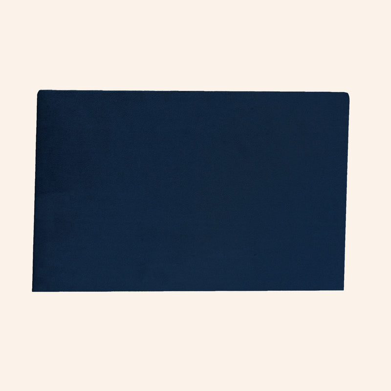 Rectangle shape lamp shade in royal blue color.