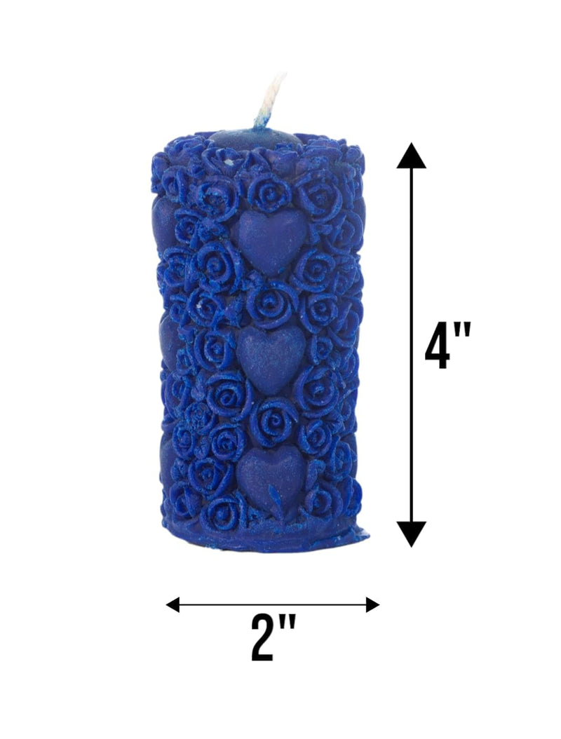ROSETTE PILLARS: Set of 2