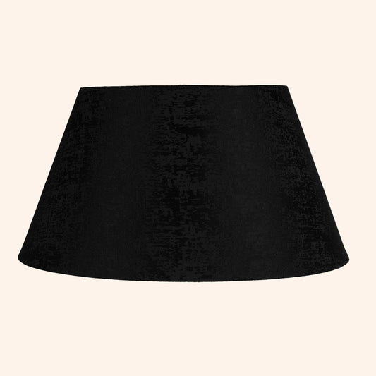 Empire shape lamp shade in black color.