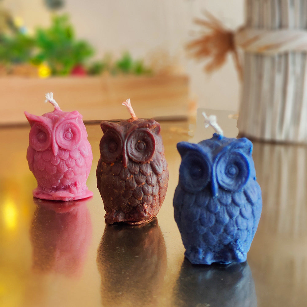 MIDNIGHT OWL TRIO: Set of 3