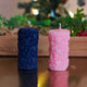 ROSETTE PILLARS: Set of 2